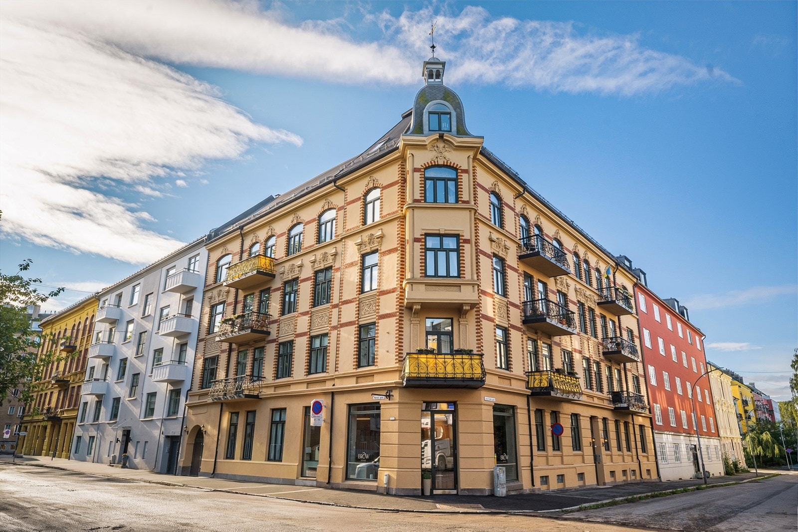 Velkommen til Maries gate 7C. Presentert av Ole K. Skretteberg ved Nordvik avd. Frogner. Foto Arne Schram. Galleribilde