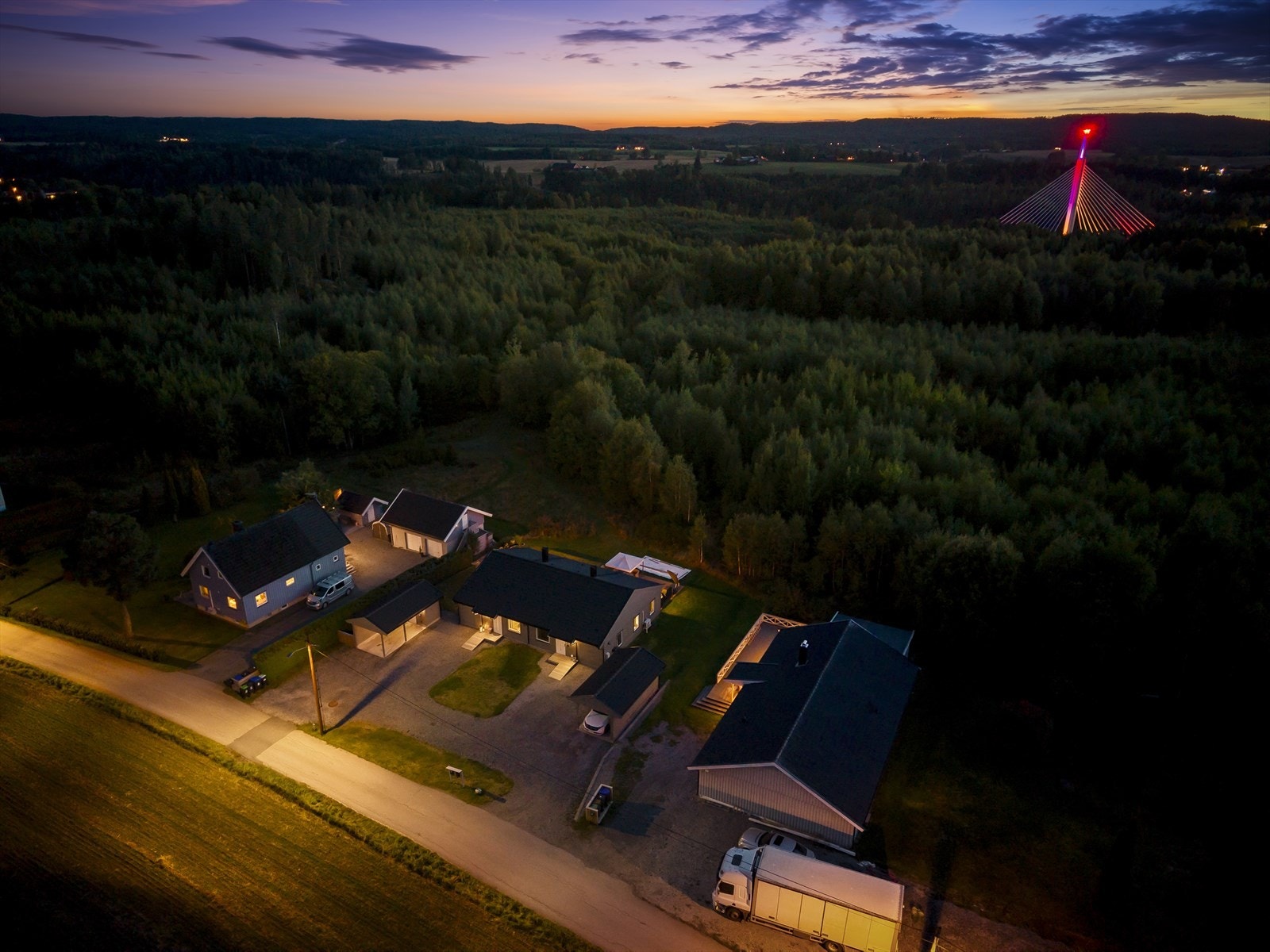 Dronefoto Galleribilde