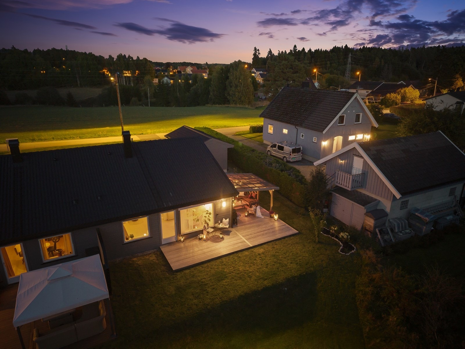 Dronefoto Galleribilde