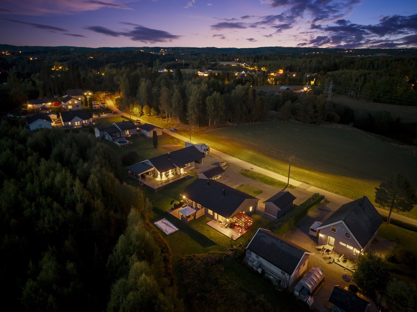 Dronefoto Galleribilde