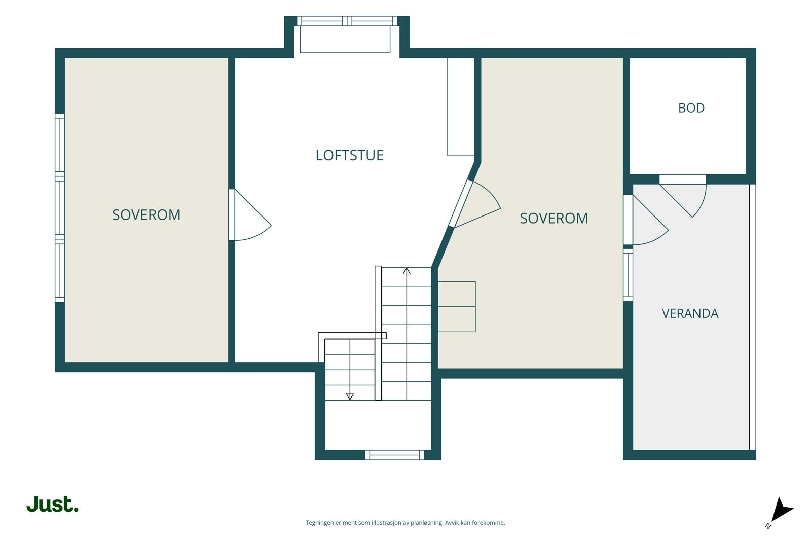 Planskisse loft.