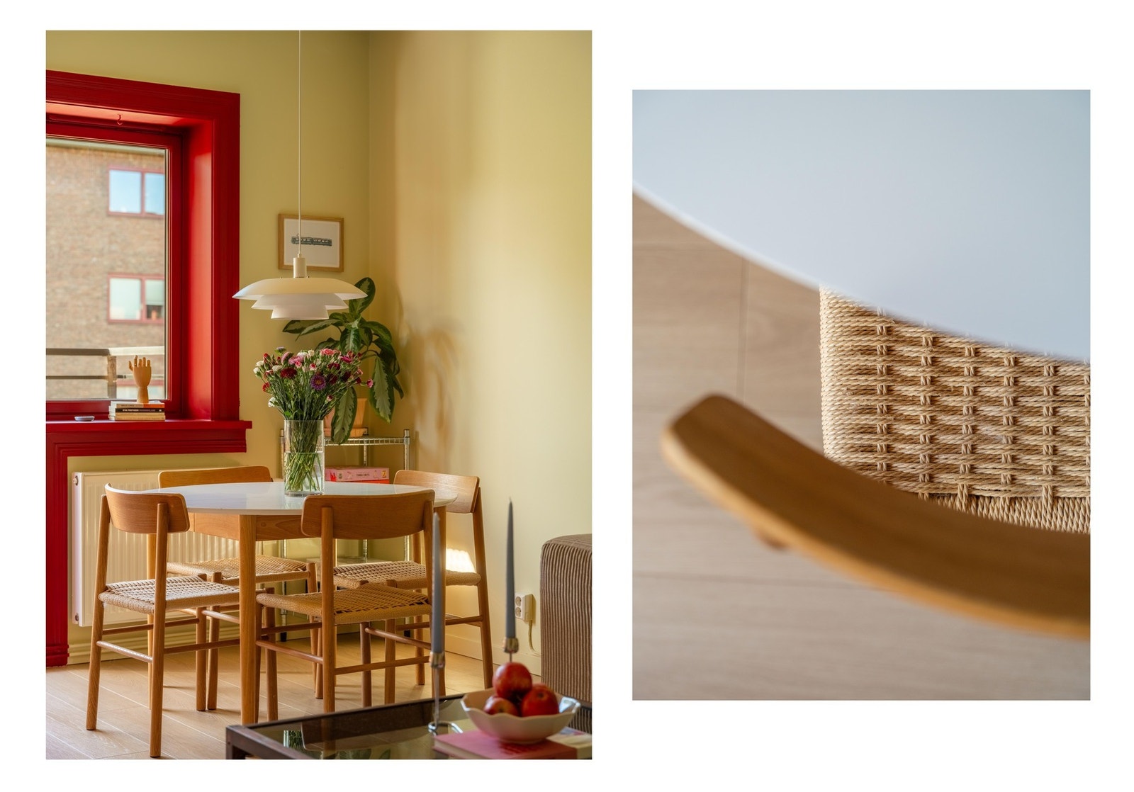 Da ble det også lagt nytt, slitesterkt laminatgulv i hele leiligheten. Galleribilde