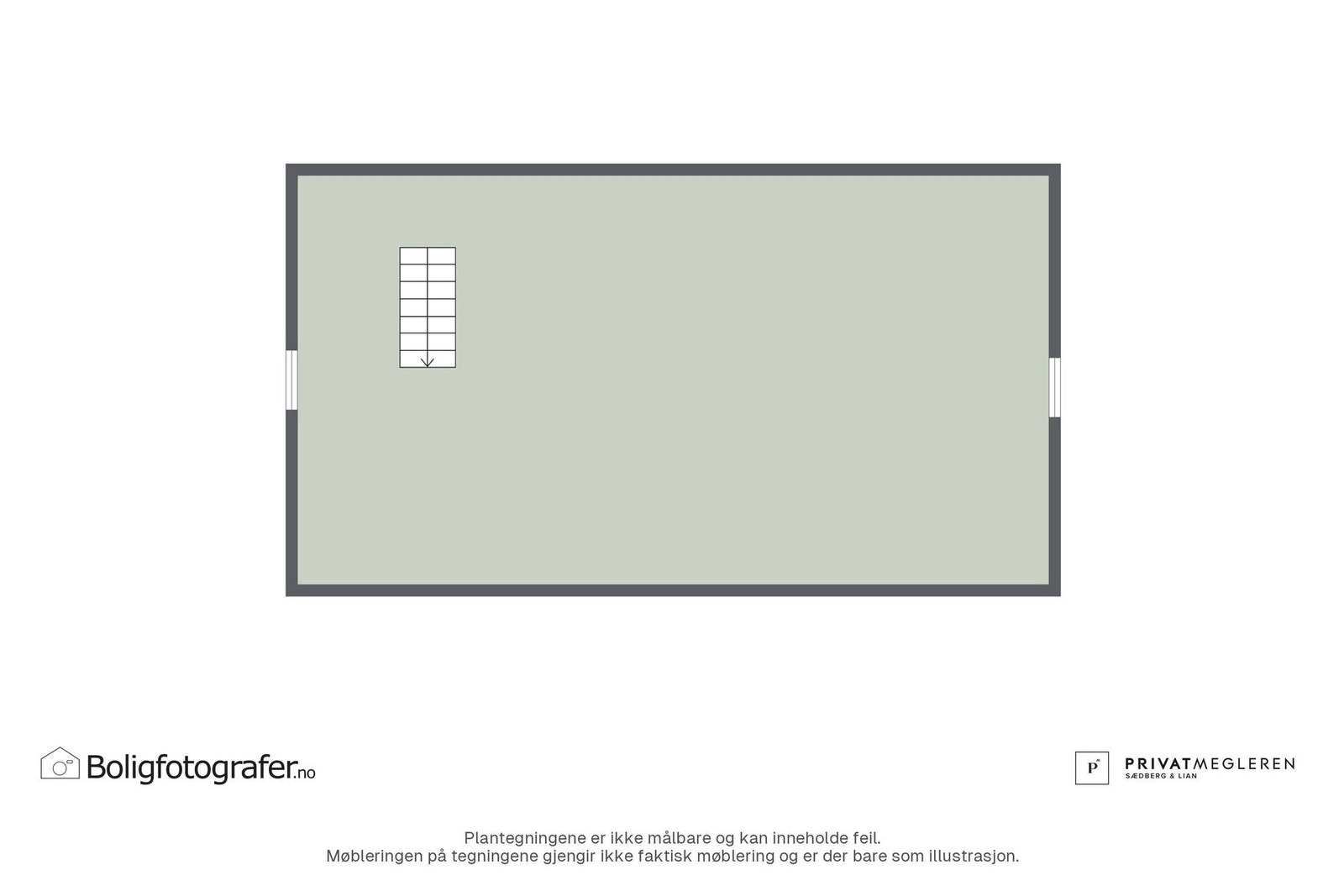 Plantegning loftsetasje - Solheimveien 23 Galleribilde