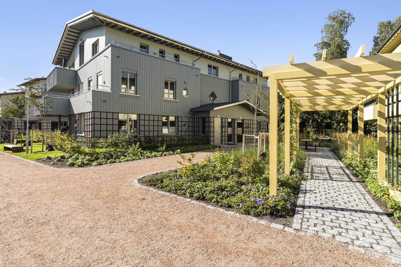 Fint inngangsparti. Galleribilde
