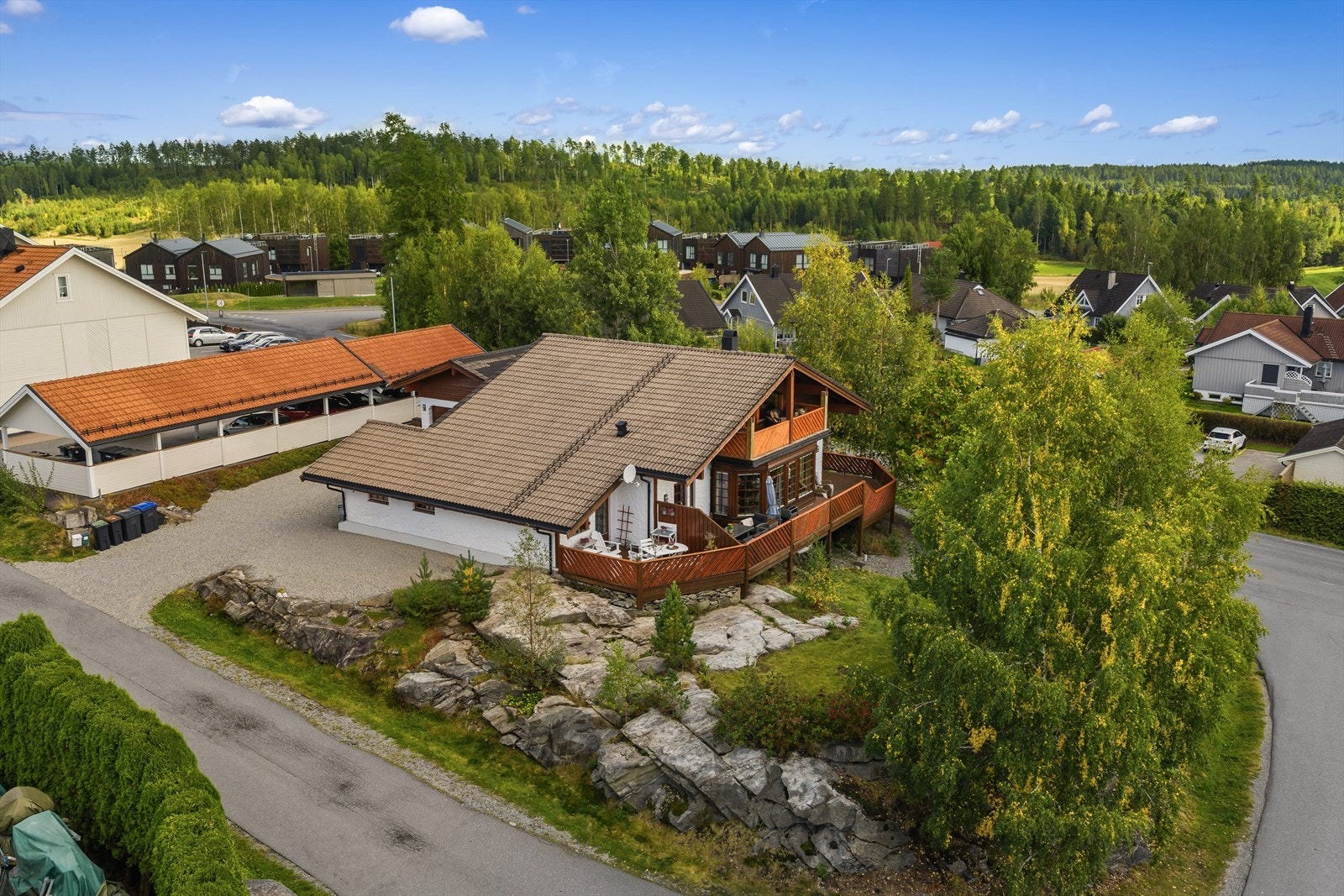 Dronefoto Galleribilde