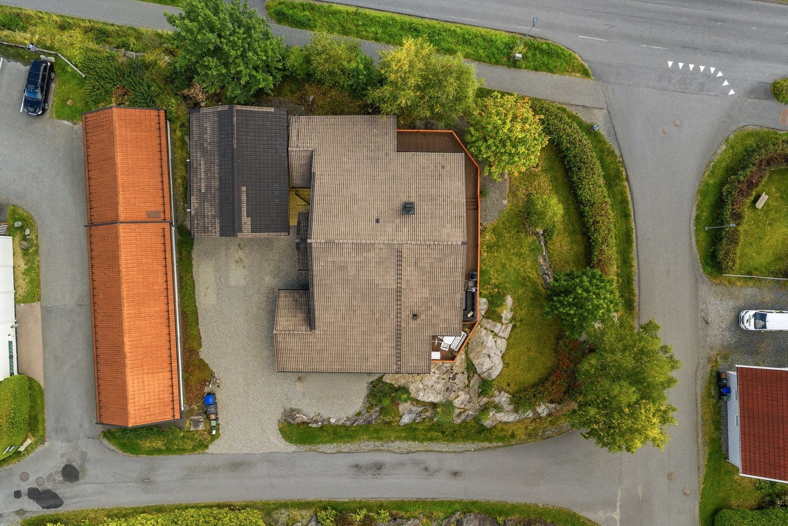 Dronefoto Galleribilde