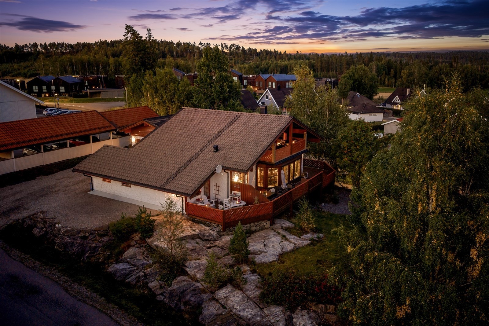 Dronefoto Galleribilde