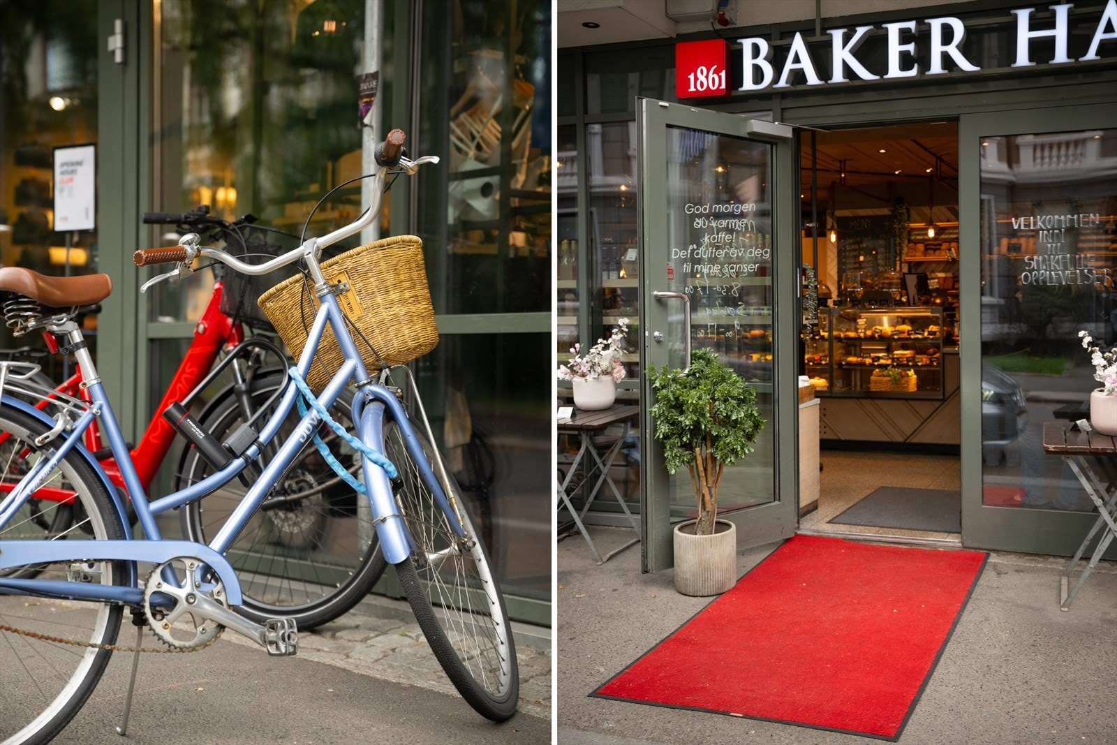 Hyggelige caféer og bakerier i nærområdet. Galleribilde