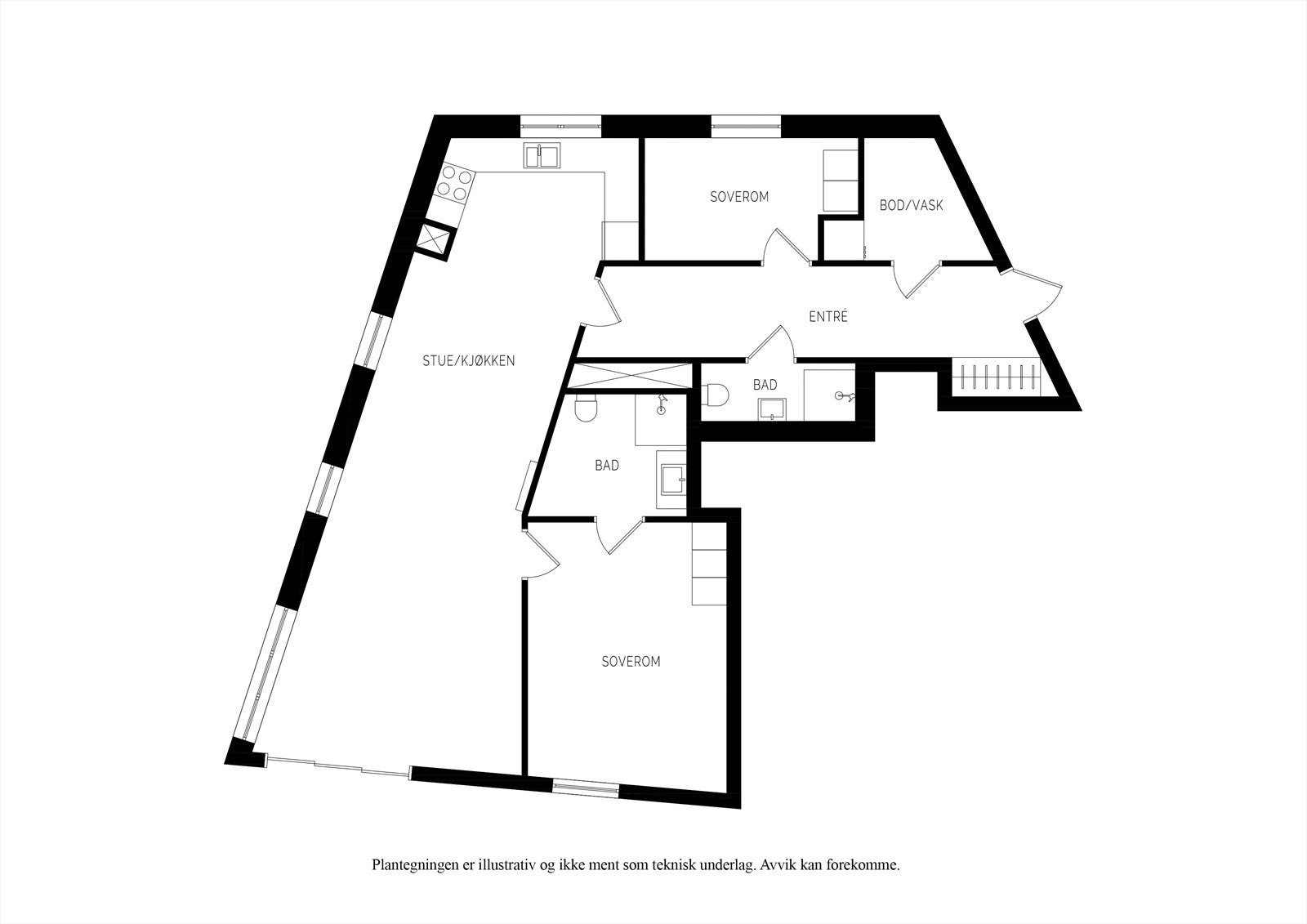 - Plantegning 1. etasje - Galleribilde