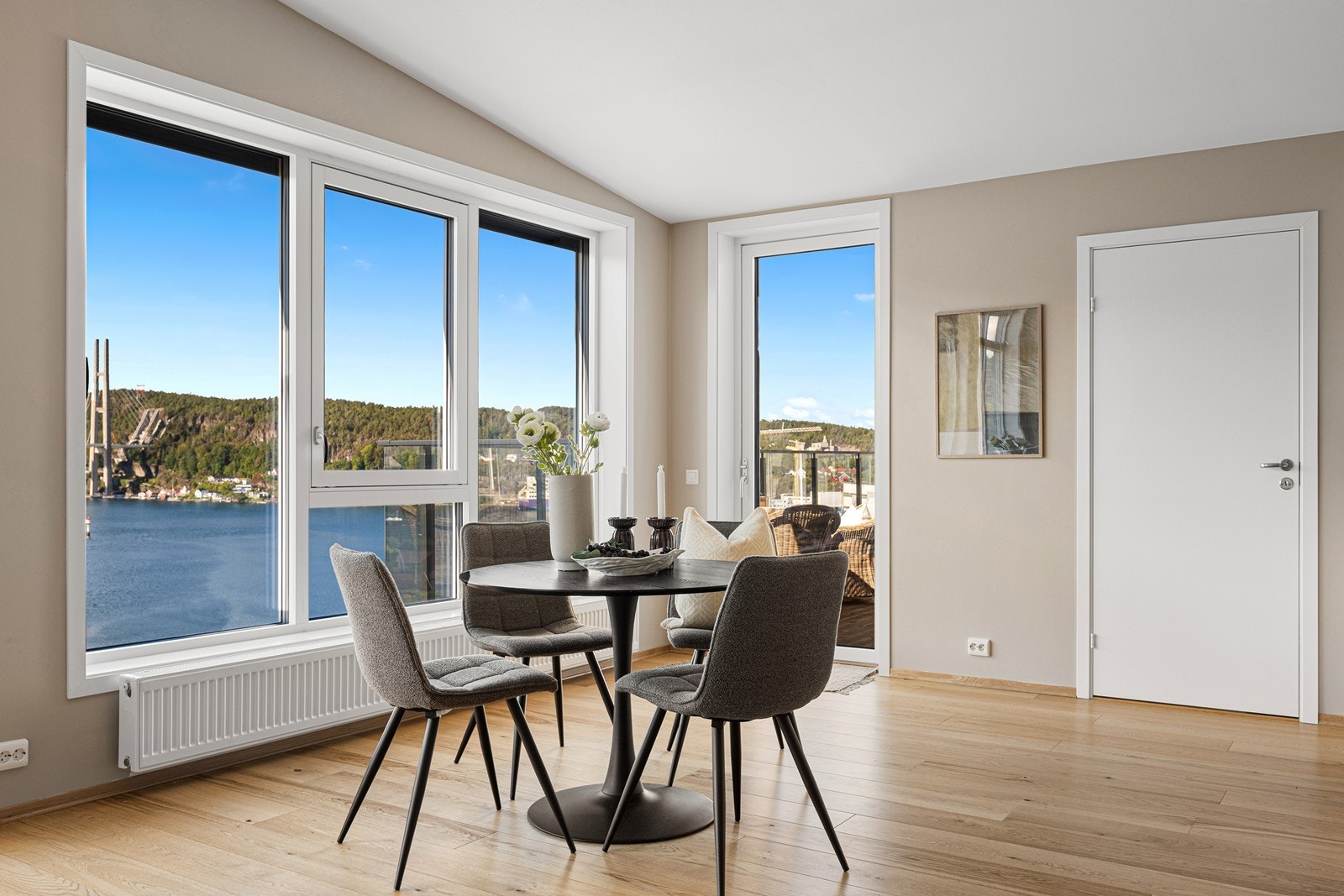 Flott utsikt fra stue Galleribilde
