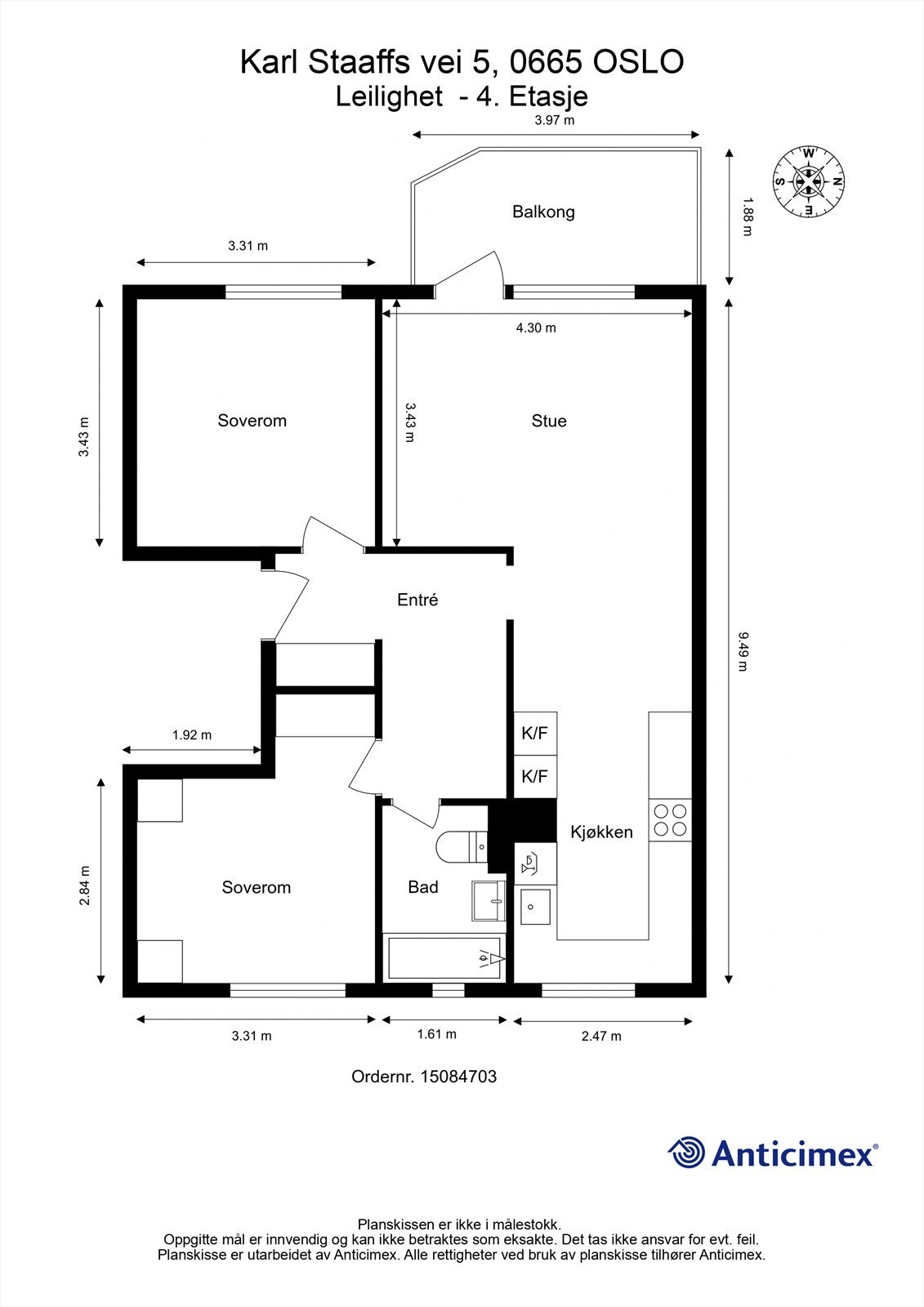Plantegning Galleribilde