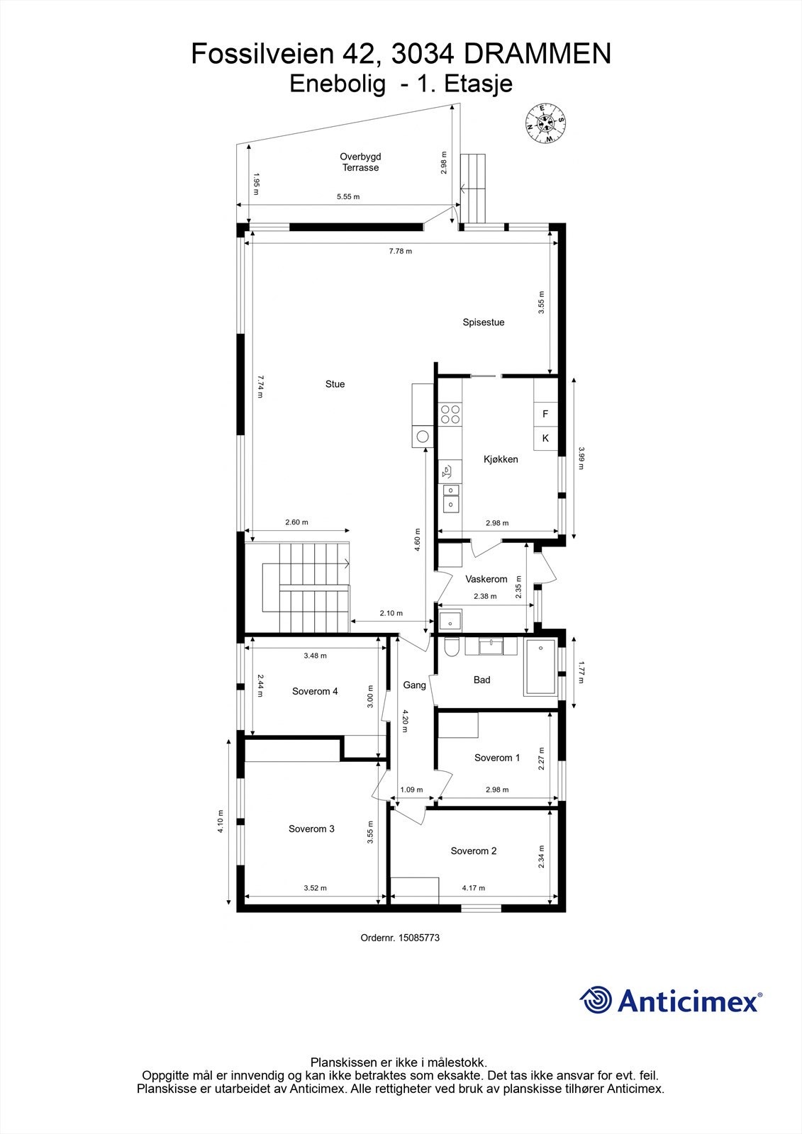 Plantegning - 1. etasje Galleribilde