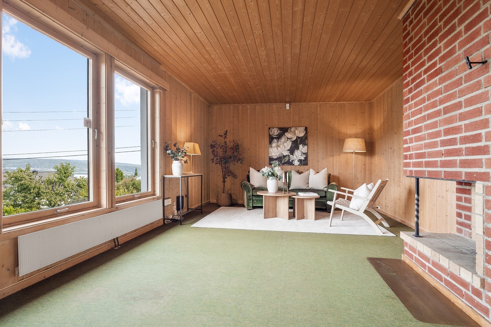 Praktisk kjellerstue i underetasjen. Galleribilde