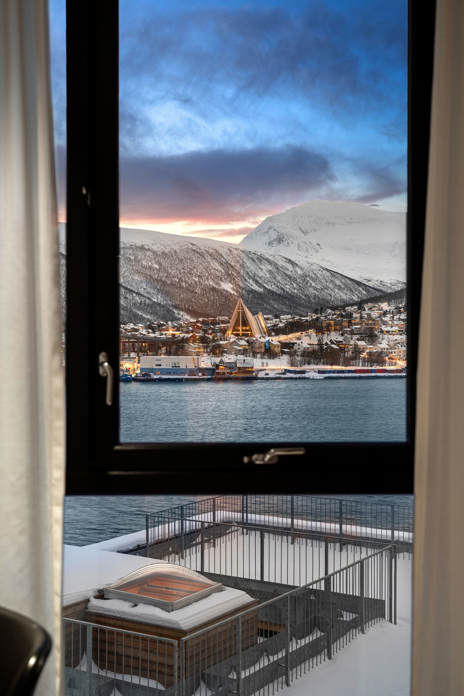 Utsikt fra kontor.