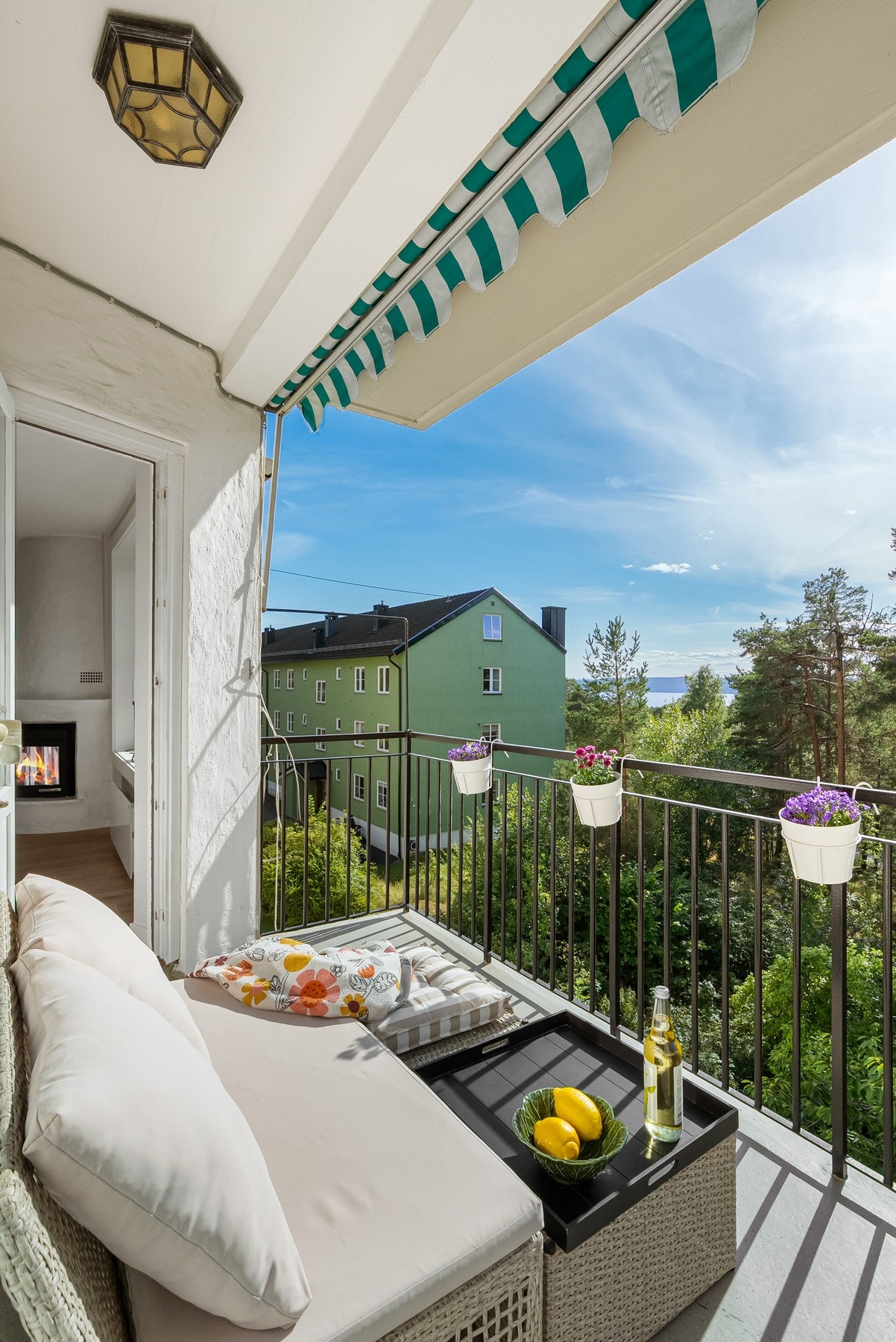 Utgang til balkong fra hovedsoverom. Galleribilde