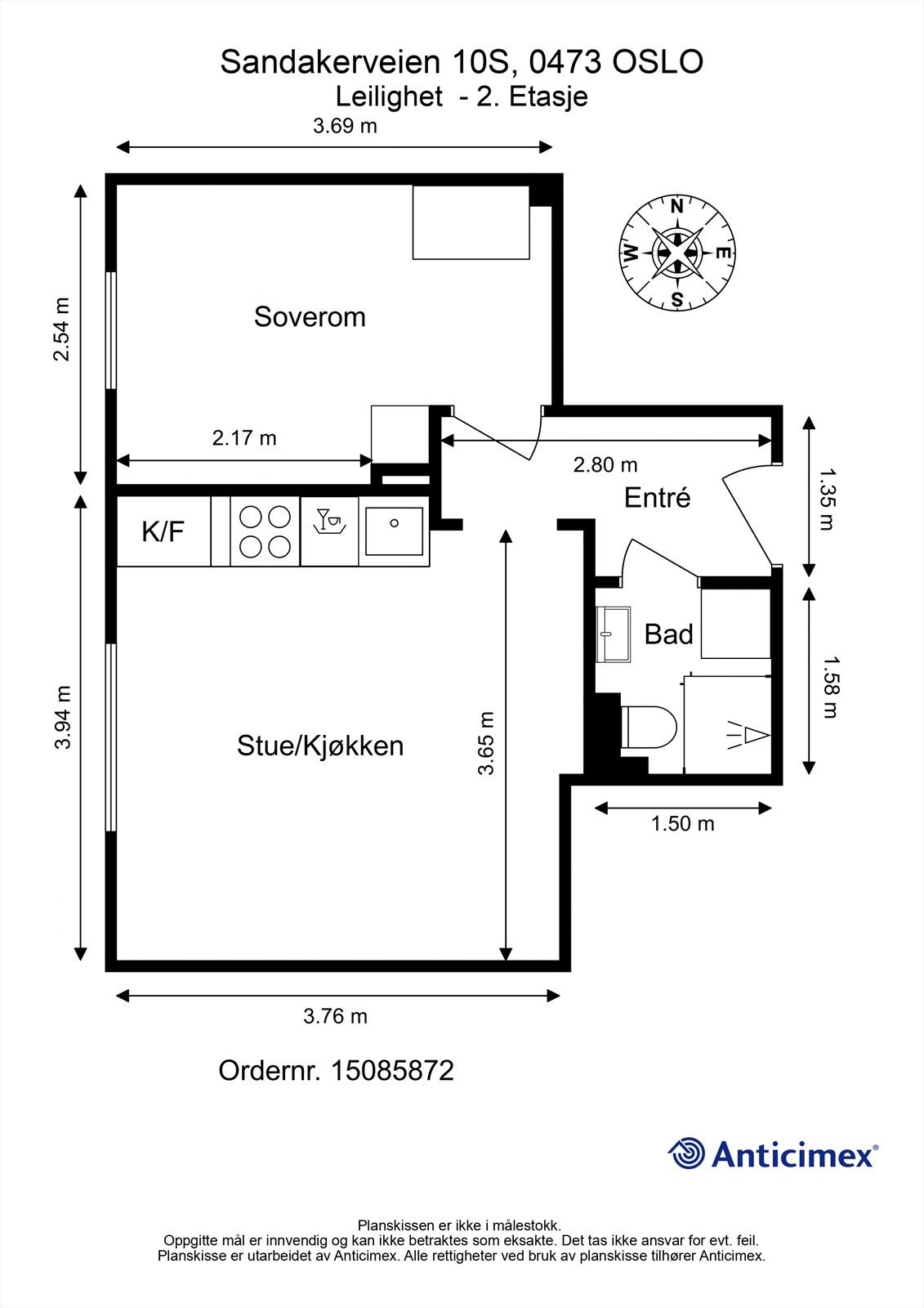 Plantegning Galleribilde