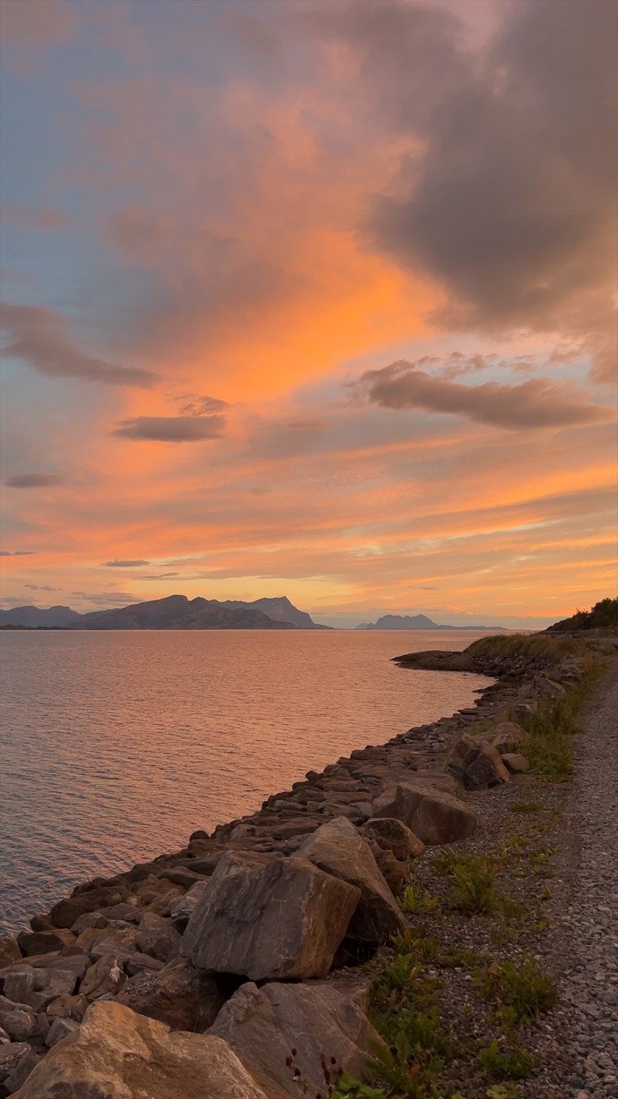 Område bilde langs kyststien like ved boligen. ( privat bilde ) Galleribilde