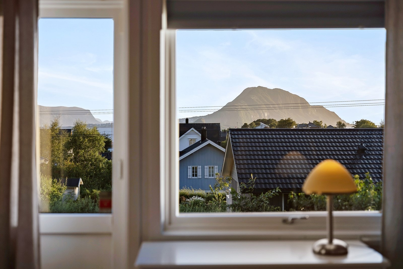 Utsikten fra hovedsoverommet. Galleribilde