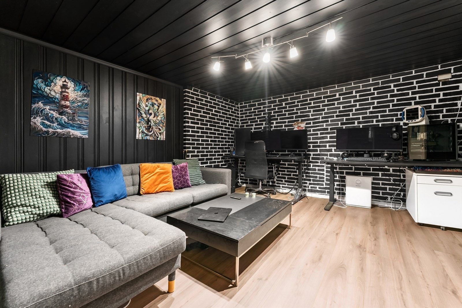 TV-stue. Galleribilde