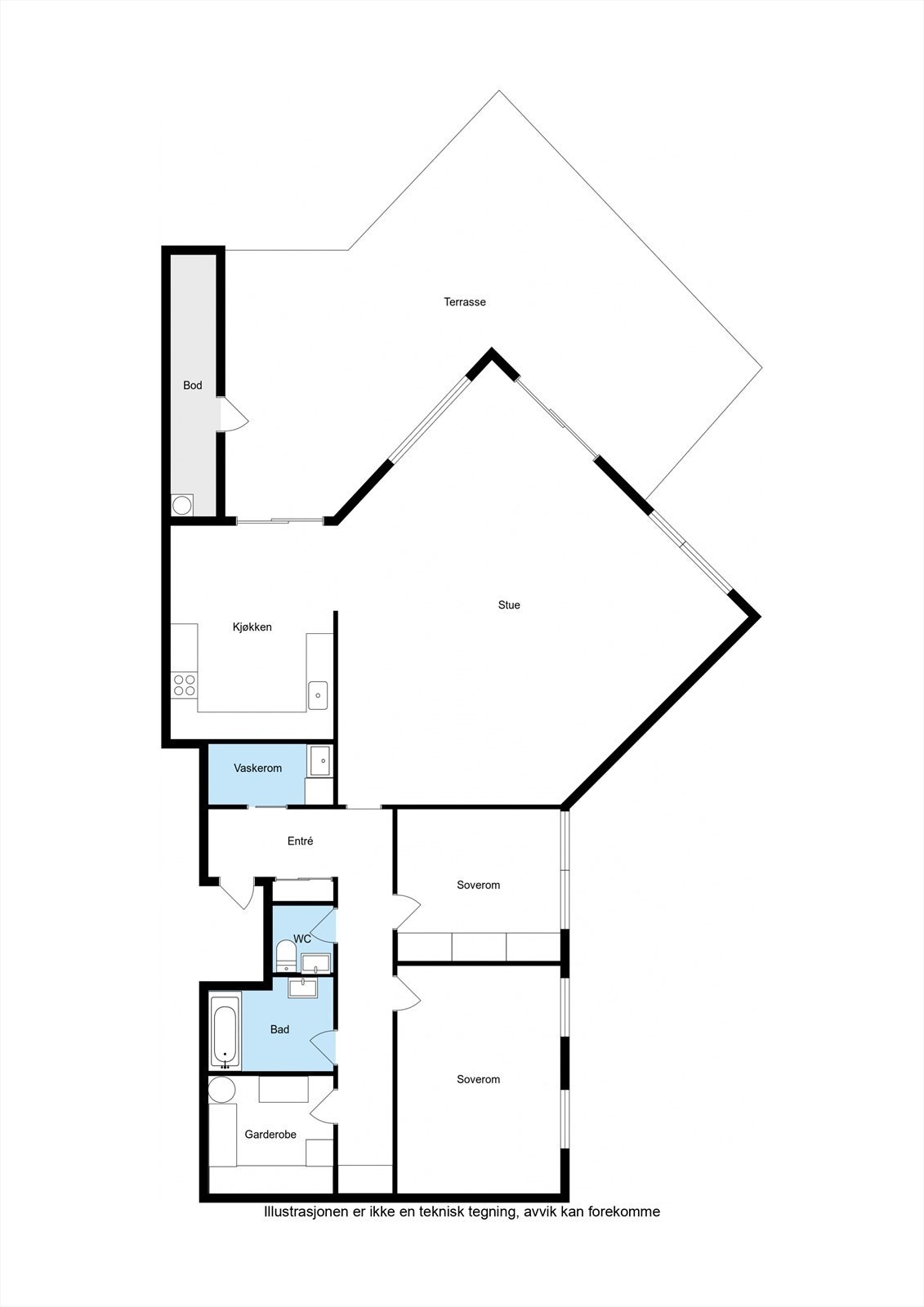 Planskisse Galleribilde