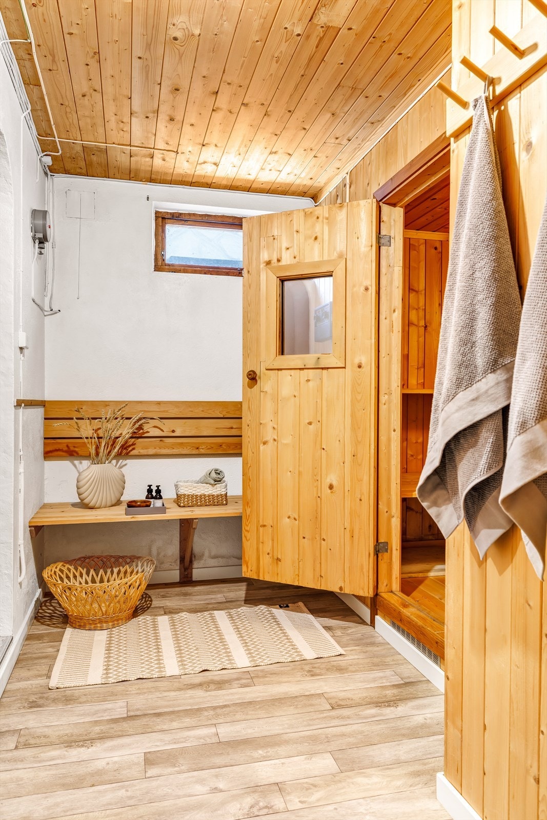 Her kan man få skikkelig spa følelse med egen badstue. Galleribilde
