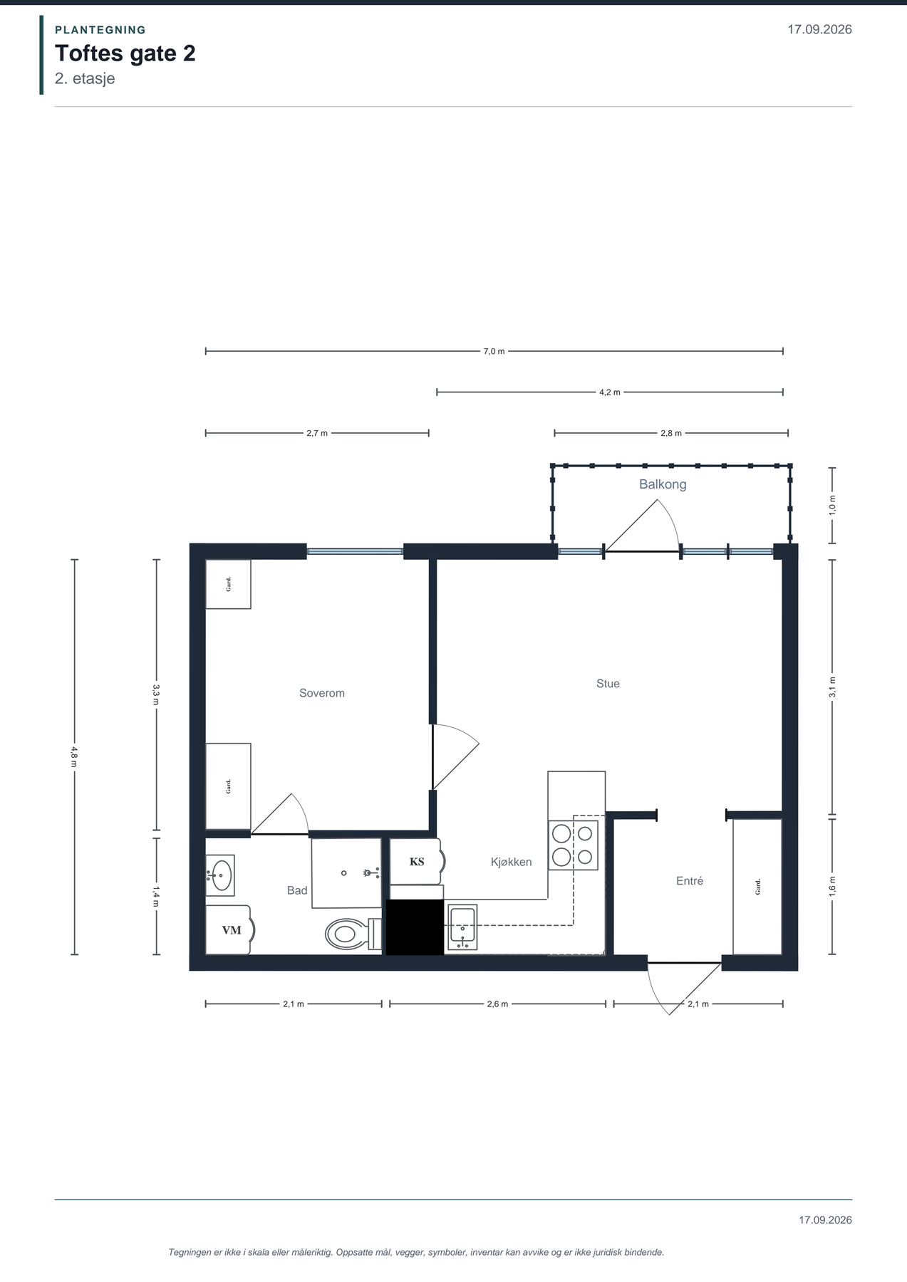 Plantegning Galleribilde