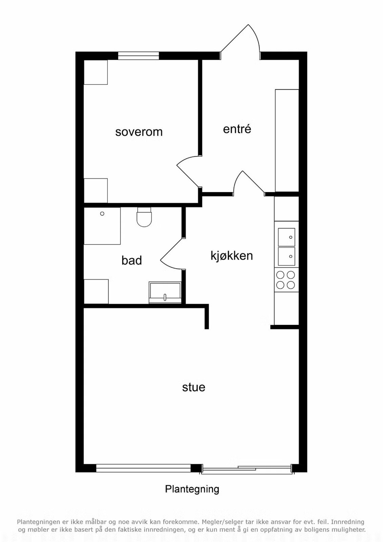 Plantegning - Velkommen inn. Galleribilde
