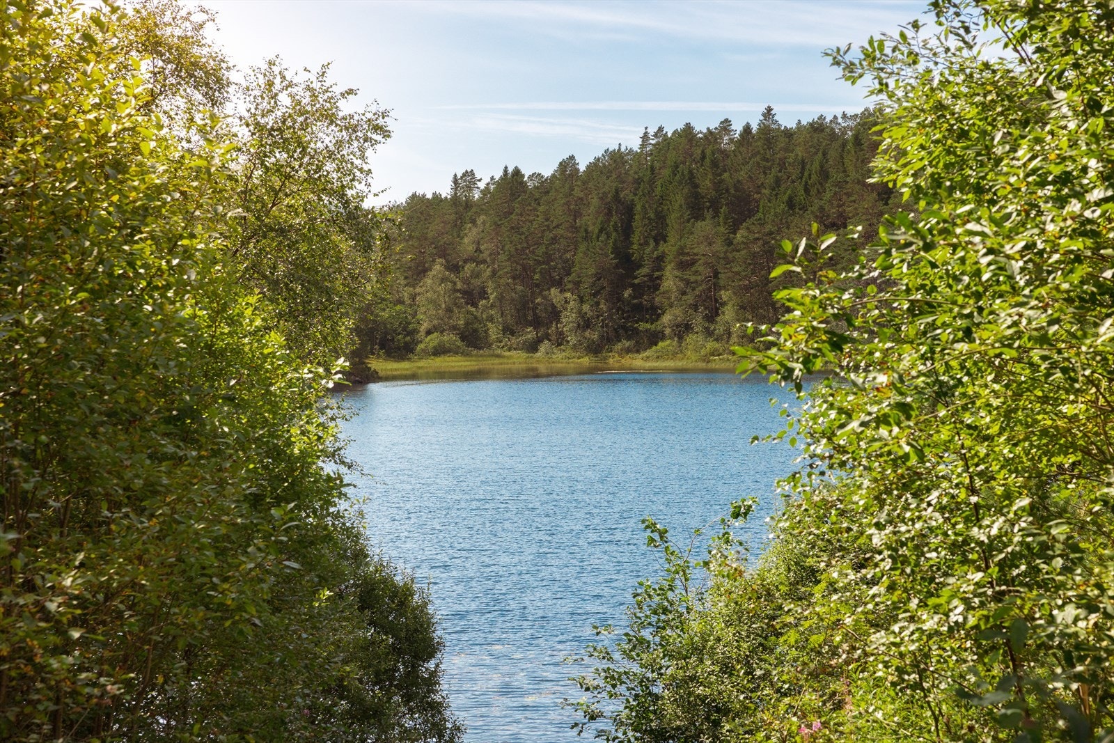 - Gåsakilen byr på både bade- og fiskemuligheter - Galleribilde