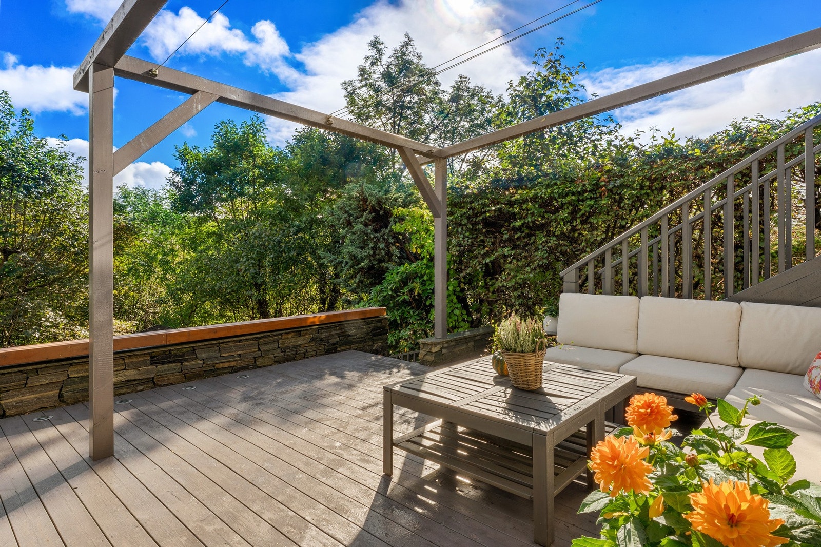 - Terrasse målt til 26 kvm - Galleribilde