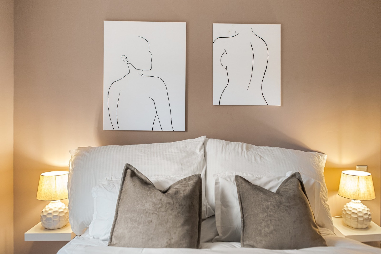 Lyst og rolig fargevalg Galleribilde