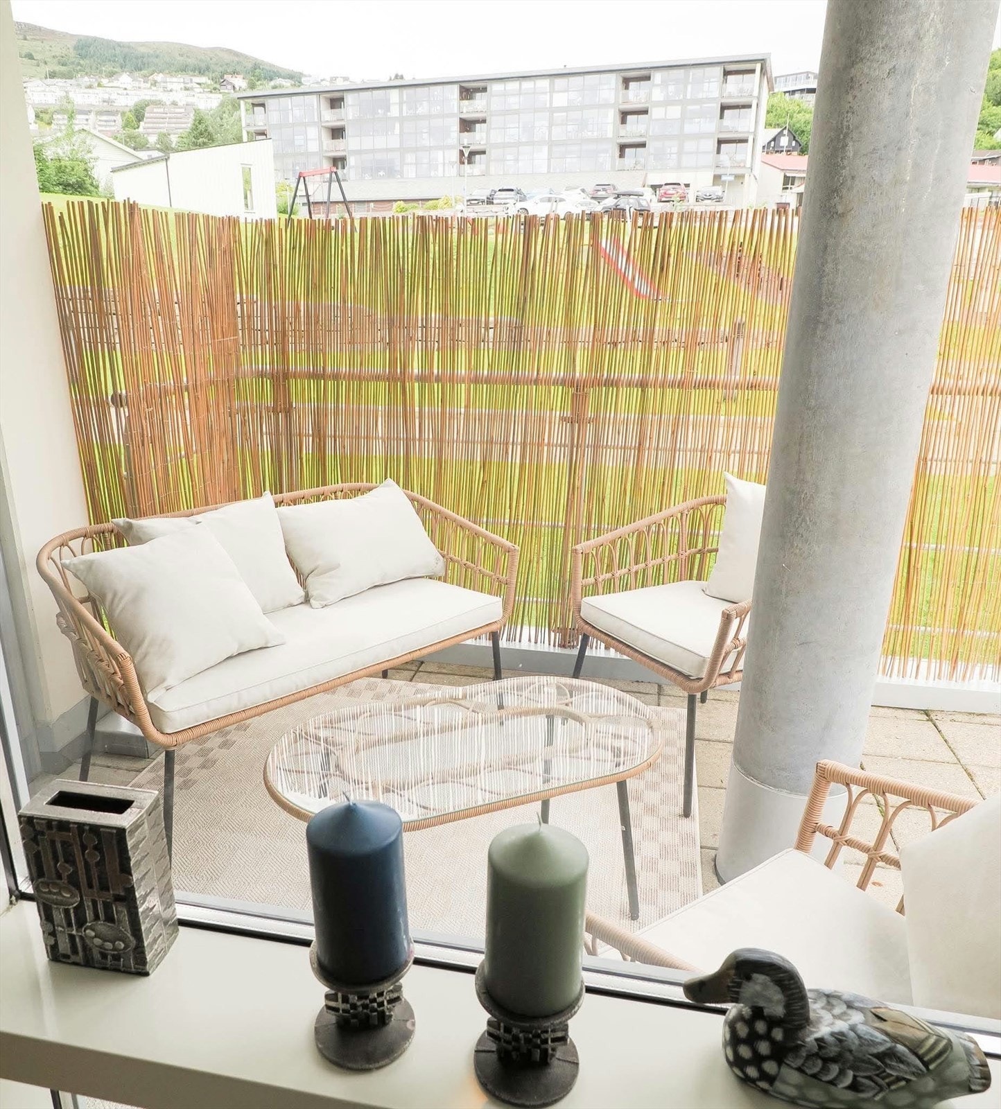 Terrasse på bakside. Galleribilde