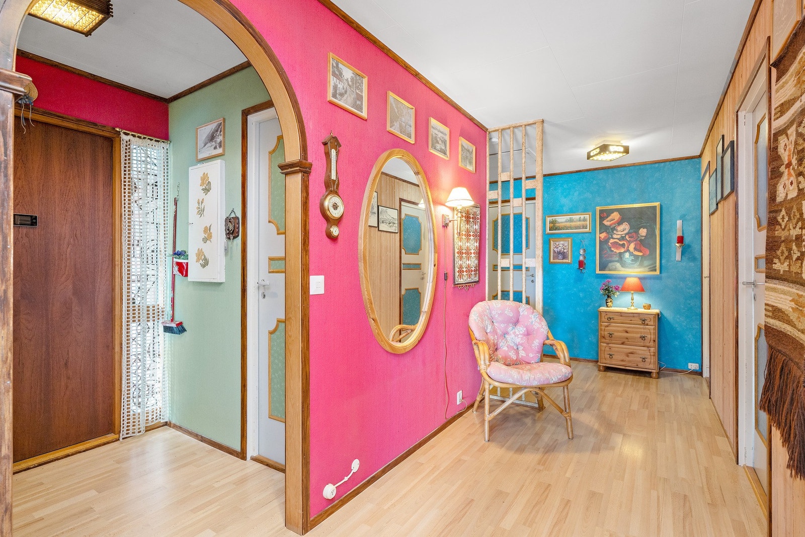 Vindfang og gang har et sprekt uttrykk med originale detaljer Galleribilde