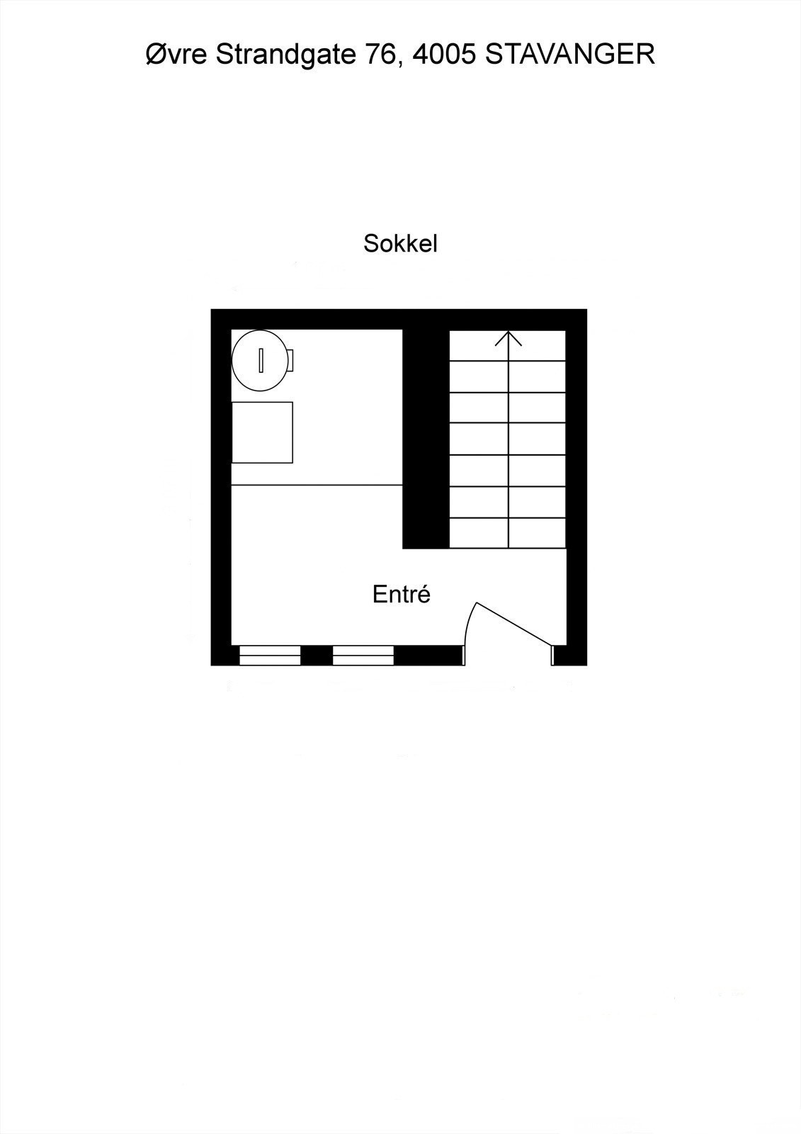 Planskisse underetasje Galleribilde