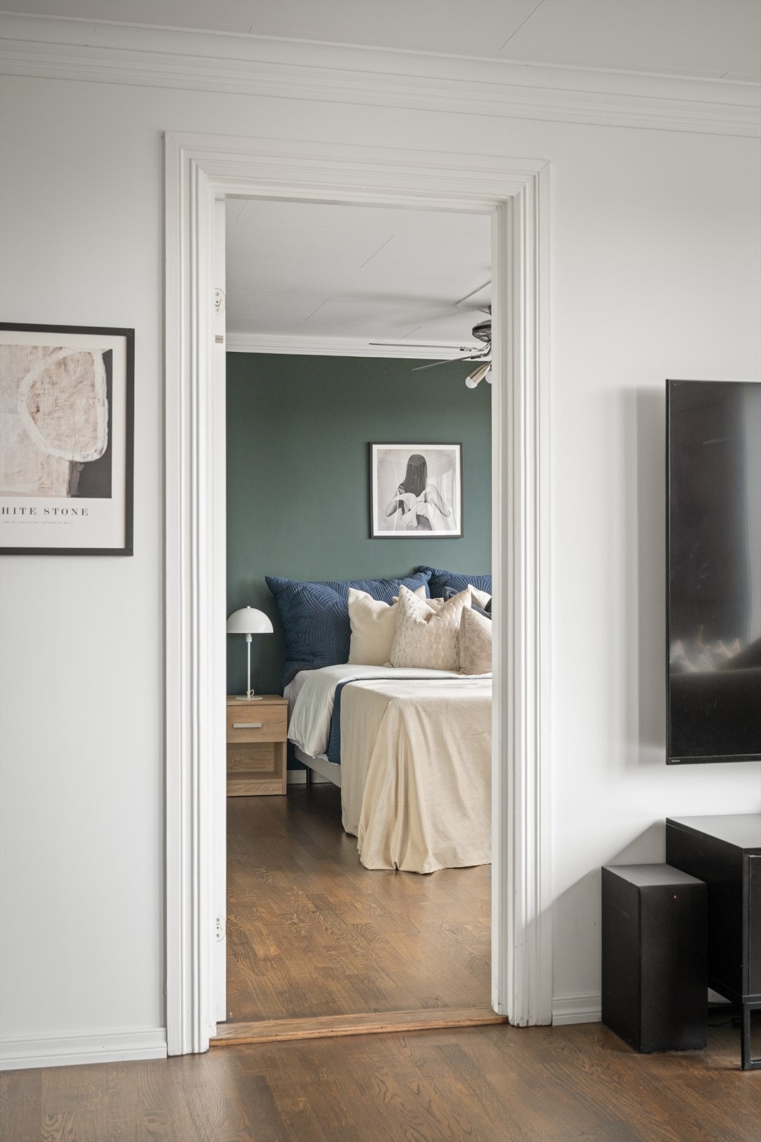 Det er tre soverom i leiligheten. Galleribilde