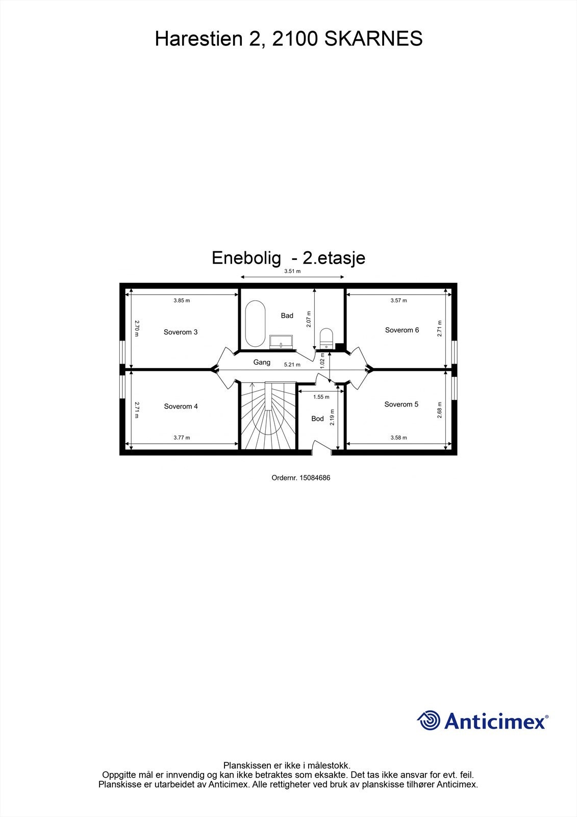 Plantegning- 2.etasje Galleribilde