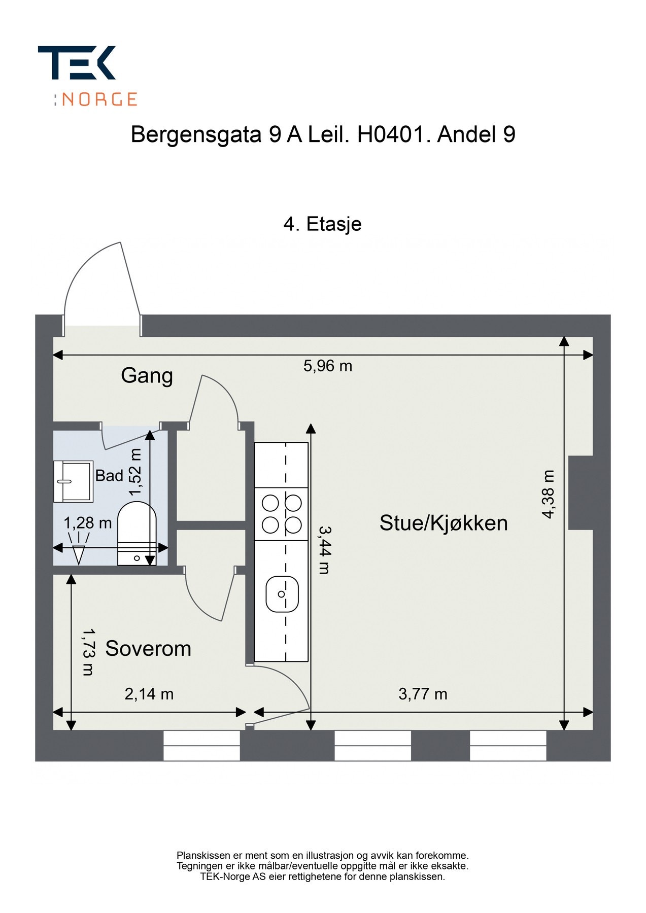 Plantegning Galleribilde