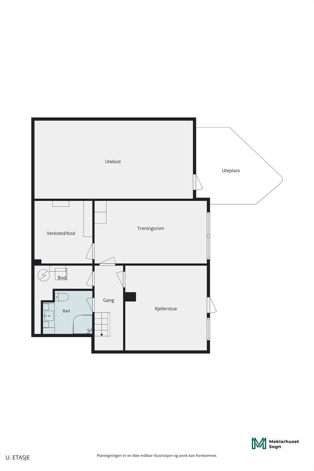 Planteikning 2D underetg. Galleribilde