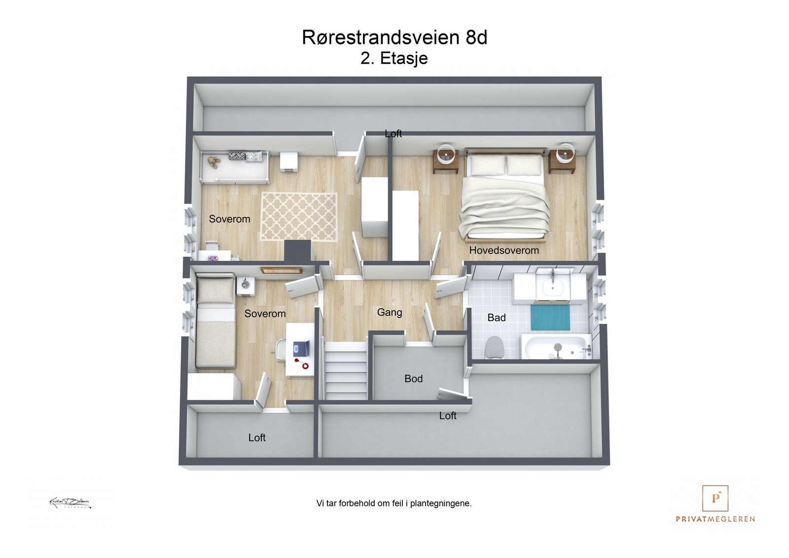 Plantegning 2. etasje Galleribilde