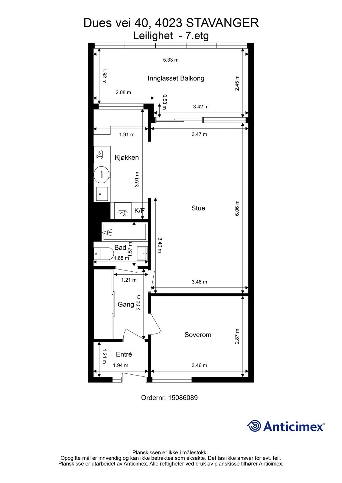 Plantegning Galleribilde