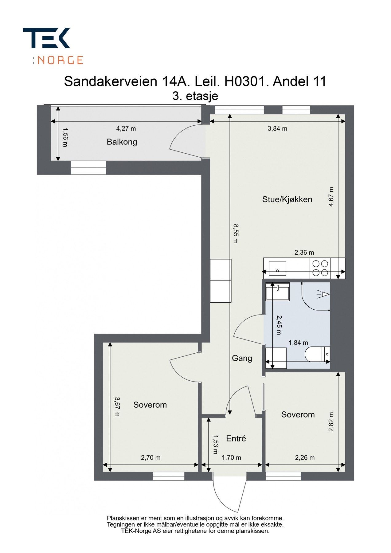 Plantegning Galleribilde