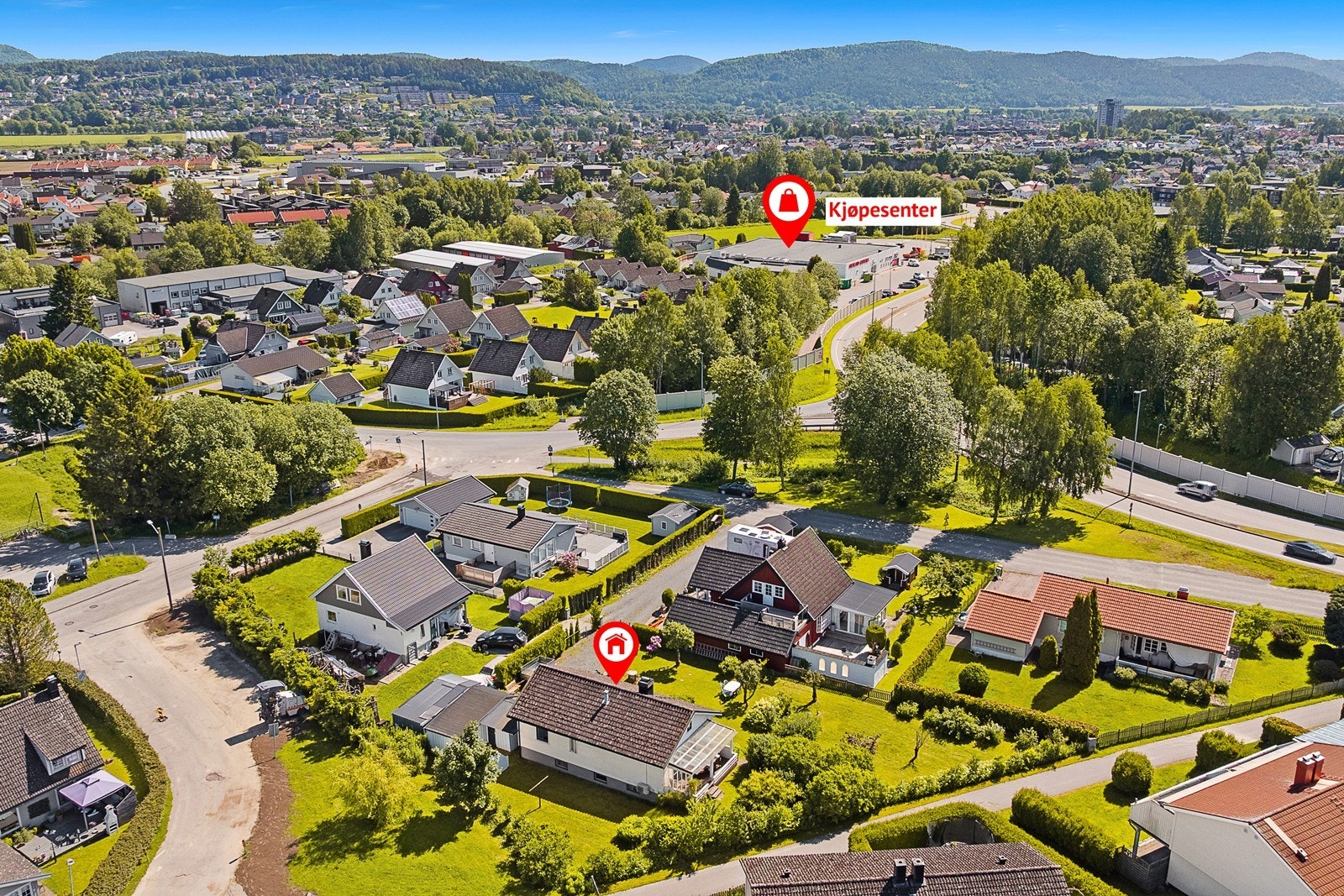 Kort vei til GS-senteret. Galleribilde