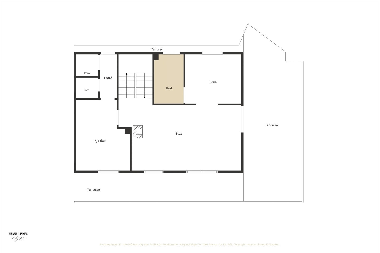 Plantegning 2.etasje Galleribilde