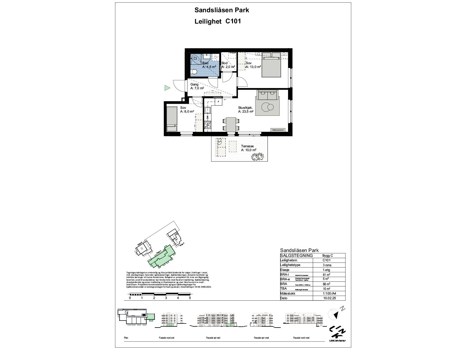 Plantegning C101 Galleribilde