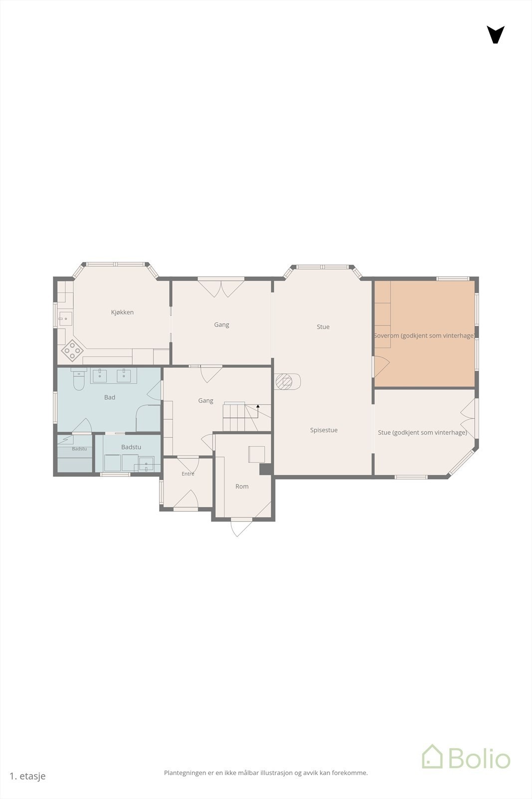 Plantegning Galleribilde