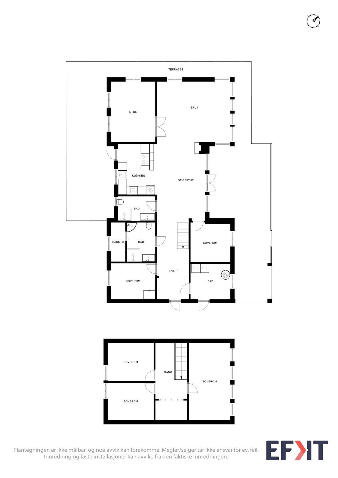 Plantegning Galleribilde