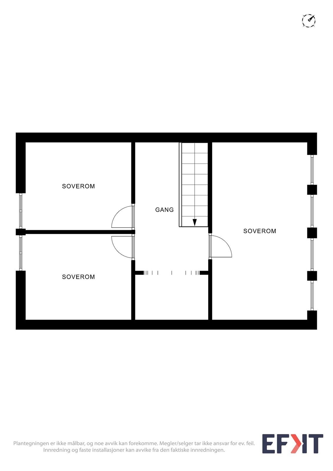 Plantegning 2. etg Galleribilde