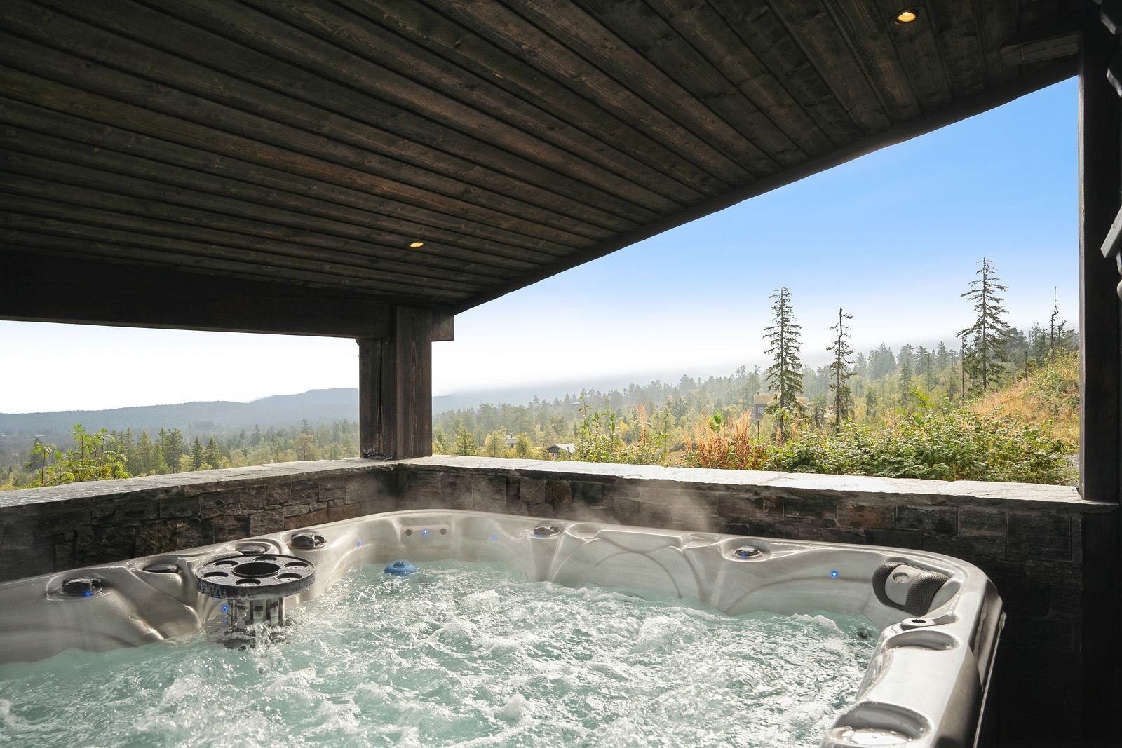 Utsikt fra jacuzzi. Galleribilde