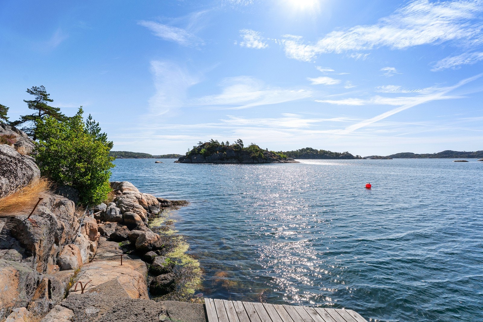 Båtfeste en liten gåtur unna hytta. Galleribilde