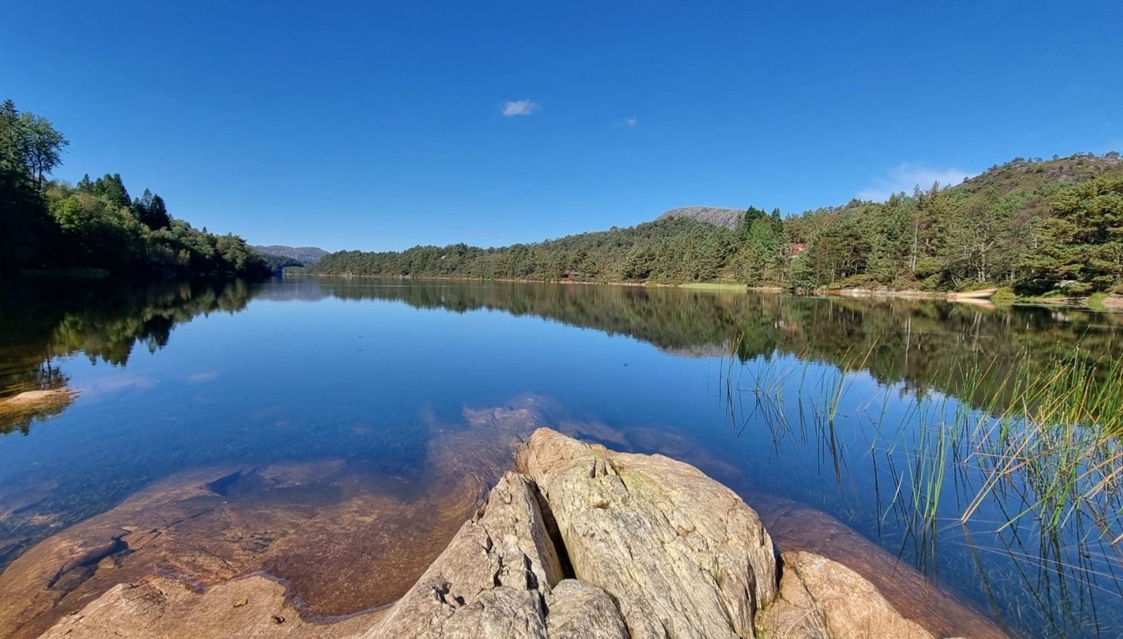 Storavatnet er også innen kort rekkevidde hvor en kan fiske,ta seg en padletur, eller en overnattingstur i hengekøye på en av de mange holmene på vannet. Galleribilde