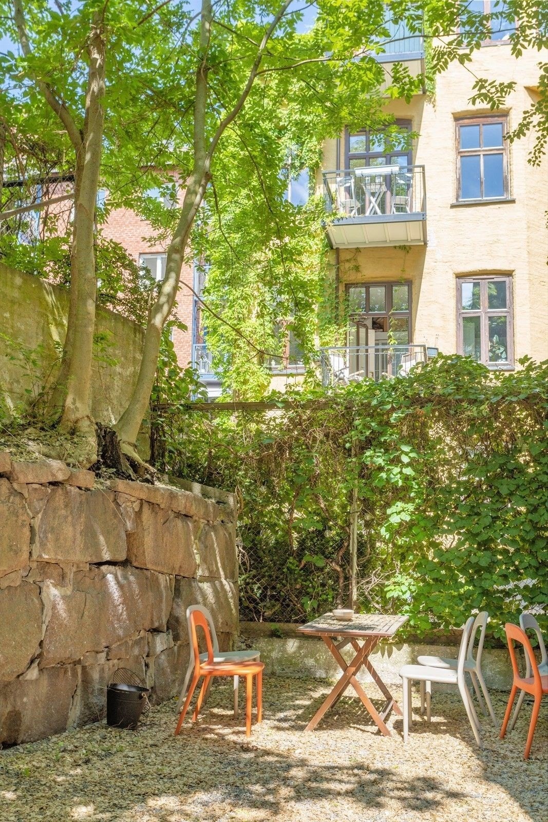 Hyggelig felles uteområder for beboerne. Galleribilde